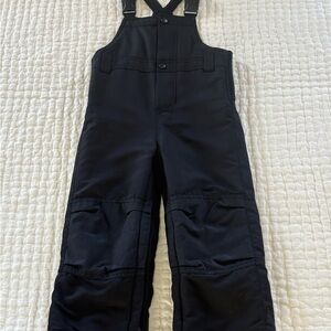 Baby GAP Kids Black Snow Bibs
